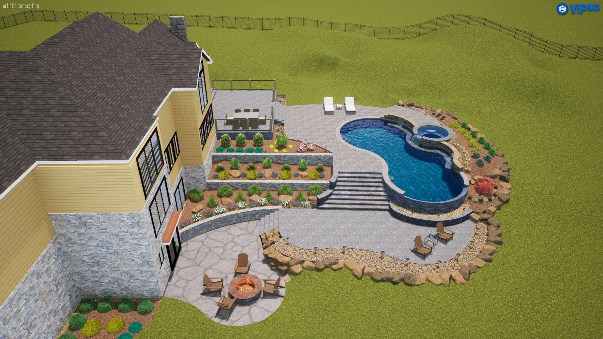 A Design Rendering Will Help Your Patio Installation Project Go Smoothly