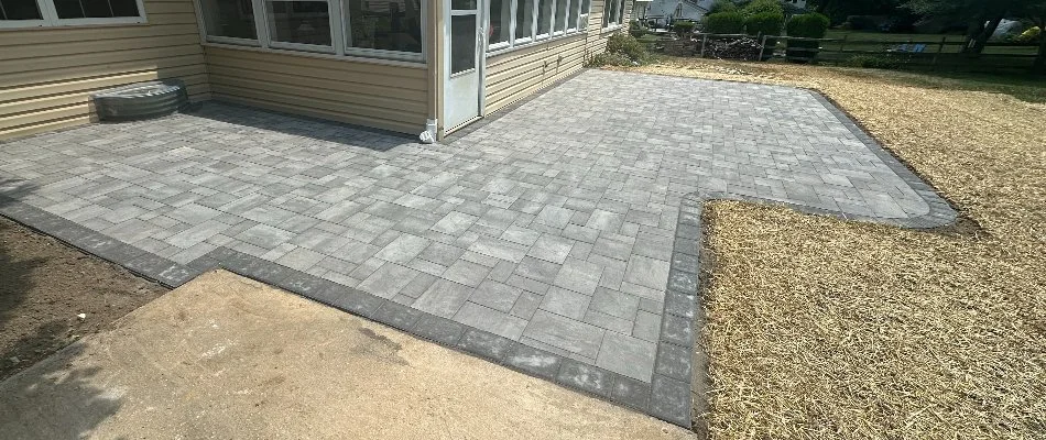 House in West Chester, PA, with a patio.