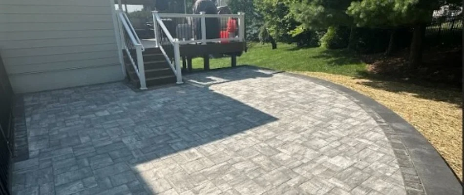 Paver concrete patio on a property in West Chester, PA.